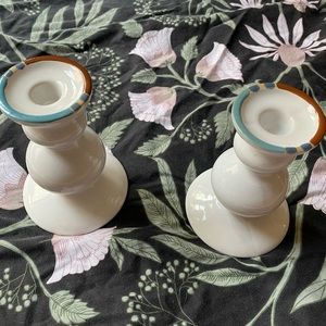 Pair of Vintage Candle Holders